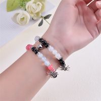 Classic Style Spider Artificial Crystal Agate Metal Beaded Women's Bracelets main image 5