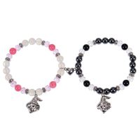 Classic Style Spider Artificial Crystal Agate Metal Beaded Women's Bracelets sku image 4