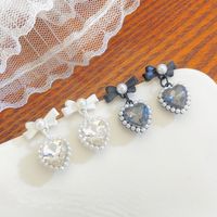 1 Pair Fairy Style Vintage Style Simple Style Heart Shape Alloy Drop Earrings main image 4