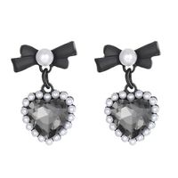 1 Pair Fairy Style Vintage Style Simple Style Heart Shape Alloy Drop Earrings sku image 2
