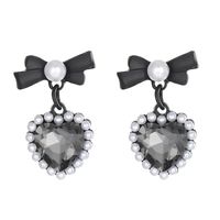 1 Par Estilo De Hadas Estilo Vintage Estilo Simple Forma De Corazón Aleación Pendientes De Gota sku image 2