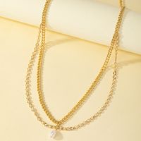 Glam Solid Color Alloy Plating Inlay Rhinestones 14k Gold Plated Women's Waist Chain main image 6