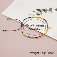 Simple Style Letter Glass Rope Couple Bracelets main image 3