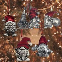 Christmas Christmas Streetwear Santa Claus Alloy Party Festival Hanging Ornaments Decorative Props main image 6
