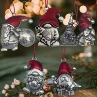 Christmas Christmas Streetwear Santa Claus Alloy Party Festival Hanging Ornaments Decorative Props main image 3