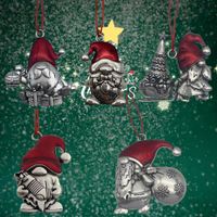 Christmas Christmas Streetwear Santa Claus Alloy Party Festival Hanging Ornaments Decorative Props main image 5