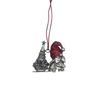 Christmas Christmas Streetwear Santa Claus Alloy Party Festival Hanging Ornaments Decorative Props sku image 3