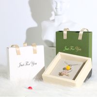 Simple Style Letter Paper Jewelry Boxes main image 6