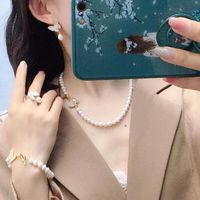 Simple Style Butterfly Freshwater Pearl Jewelry Set In Bulk main image 2