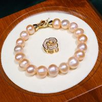 Retro Flower Baroque Pearls Bracelets In Bulk main image 3