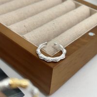 Chinoiserie Farbblock Sterling Silber Überzug Vergoldet Ringe sku image 1