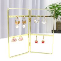 Simple Style Solid Color Metal Iron Wrought Iron Jewelry Rack sku image 1