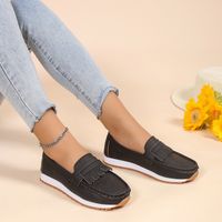 Women's Casual Solid Color Round Toe Flats main image 4