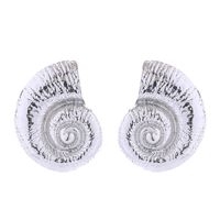 Wholesale Jewelry Vacation Marine Style Beach Conch Alloy Gold Plated Silver Plated Plating Ear Studs sku image 1