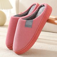 Unisex Casual Solid Color Round Toe Cotton Shoes sku image 11