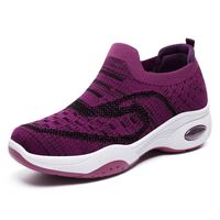 Women's Sports Solid Color Round Toe Sports Shoes sku image 23