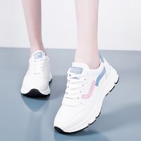 Women's Casual Solid Color Round Toe Sports Shoes main image 4