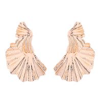 Wholesale Jewelry Lady Ginkgo Leaf Alloy Gold Plated Silver Plated Plating Ear Studs sku image 1