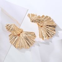 Wholesale Jewelry Lady Ginkgo Leaf Alloy Gold Plated Silver Plated Plating Ear Studs main image 5
