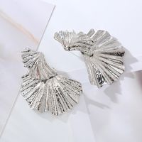 Wholesale Jewelry Lady Ginkgo Leaf Alloy Gold Plated Silver Plated Plating Ear Studs main image 4