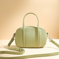 Women's All Seasons Pu Leather Solid Color Elegant Square Zipper Handbag Square Bag sku image 4
