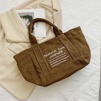Women's Small All Seasons Canvas Solid Color Streetwear Square Magnetic Buckle Shoulder Bag Canvas Bag Handbag sku image 5