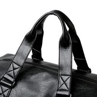 Men's Basic Solid Color Pu Leather Travel Bags main image 2