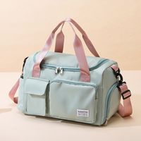 Unisex Basic Vacation Solid Color Oxford Cloth Travel Bags main image 6