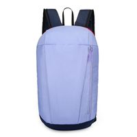 Solid Color Casual Travel Daily Hiking Backpack sku image 1