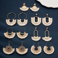 1 Pair Classic Style Geometric Plating Zinc Alloy Drop Earrings main image 6