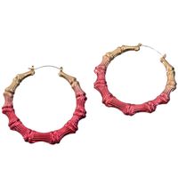 1 Pair Simple Style Color Block Plating Alloy Gold Plated Earrings main image 4