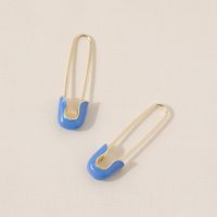 1 Pair Simple Style Color Block Alloy · Ear Studs main image 1