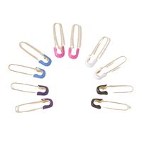 1 Pair Simple Style Color Block Alloy · Ear Studs main image 5