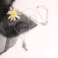 Simple Style Whale Metal Women's Earrings Necklace main image 2