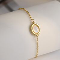 Kupfer Dame Moderner Stil Pendeln Überzug Inlay Hülse Künstliche Perlen Armbänder main image 3
