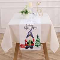 Christmas Classic Style Letter Cloth Holiday Daily Tablecloth sku image 8