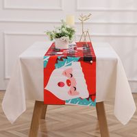 Christmas Classic Style Letter Cloth Holiday Daily Tablecloth main image 2