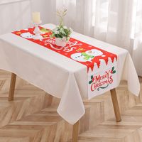 Christmas Classic Style Letter Cloth Holiday Daily Tablecloth main image 3