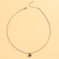 Casual Geometric Stainless Steel Alloy Natural Stone Beaded Women's Pendant Necklace main image 4