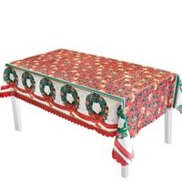 Christmas Classic Style Letter Polyester Festival Tablecloth main image 5