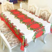 Christmas Classic Style Letter Polyester Festival Tablecloth sku image 7