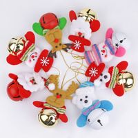 Cute Elk Cloth Christmas Bag Pendant Keychain main image 4