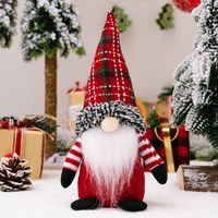 Weihnachten Klassischer Stil Farbblock Tuch Polyester Ferien Dekorative Requisiten sku image 1