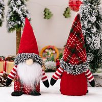 Weihnachten Klassischer Stil Farbblock Tuch Polyester Ferien Dekorative Requisiten main image 5