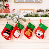Christmas Classic Style Letter Nonwoven Holiday Christmas Socks main image 4