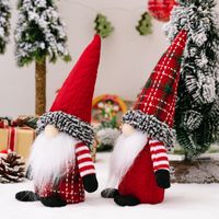 Weihnachten Klassischer Stil Farbblock Tuch Polyester Ferien Dekorative Requisiten main image 4