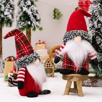 Weihnachten Klassischer Stil Farbblock Tuch Polyester Ferien Dekorative Requisiten main image 2