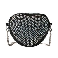 Women's All Seasons Pu Leather Solid Color Vintage Style Classic Style Heart-shaped Zipper Shoulder Bag sku image 1
