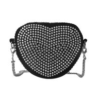 Women's All Seasons Pu Leather Solid Color Vintage Style Classic Style Heart-shaped Zipper Shoulder Bag sku image 2