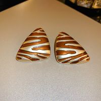 1 Pair Vintage Style Heart Shape Plating Alloy Drop Earrings sku image 26